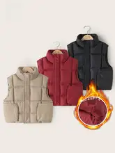 子供用コットンベスト【秋冬用・暖かい・ファッションデザイン】（セットアップ対応）