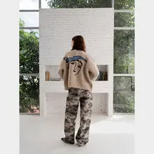 Amicus Animae ヴィンテージウォッシュデザートカモフラージュワークパンツ