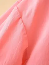 女性用 大きいサイズの春秋新作 シンプルな長袖シャツ【ポケット付き・ビッグシルエット】