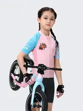 Santic 春夏用子供向けサイクリングウェア【男女兼用・バランスバイク対応・極上の柔らかさ】（セットアップ対応）