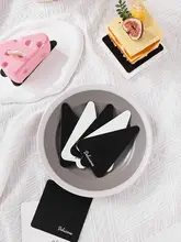 三角形底托付きケーキ用テイクアウトボックス【厚手カラーペーパー・スイーツ・正方形】