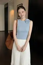 おしゃれなフレンチスタイルのカジュアルコーディネート【夏用・トレンドデザイン・女性用】（セットアップ対応）