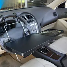 車載用折りたたみテーブル【多機能ノートパソコンスタンド・後部座席用・食事用トレー】