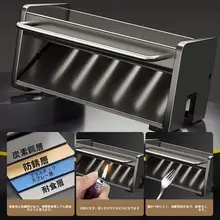 キッチン用収納ラック【水切り機能・スポンジホルダー付き】