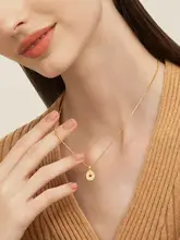 Onchic オーバル スター バースト ネックレース レディース 鎖骨チェーン