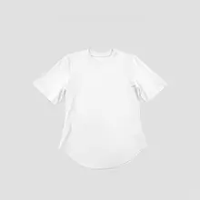 エレガントなシンプルデザインの半袖Tシャツ【小さなラウンドネック・ウエストリボン・通気性のあるコットン】