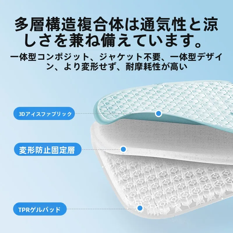 ナフコクッション W1：通気性と柔らかさのバランスを実現するジェルクッション