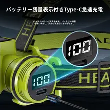 強力防水ヘッドライト【アウトドア用・明るさ抜群・潜水対応】（セットアップ対応）