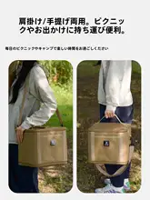 大容量キャンプ用保温バッグ【持ち運び便利・食材収納・アウトドア】