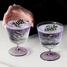 高級感漂う紫色のハイボールグラス【軽量・カクテルやコーヒー用】