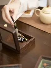 高級木製ハンドクラフト収納ボックス【大容量・天珠・香木展示用】
