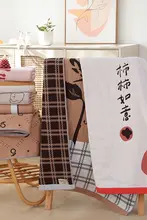 純綿のバスタオル【吸水速乾・大人用・カートゥーンデザイン】