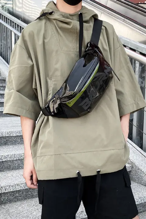 メンズチェストバッグ潮ブランド個性 クロスボディバッグ