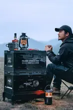 折りたたみ式キャンプ収納ボックス【アウトドア・ピクニックテーブル・車載用】