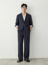 ビジネスカジュアル メンズ軽量スーツジャケット【快適素材・通気性良好・シンプルデザイン】