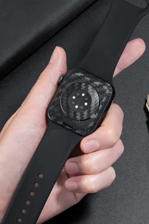 Apple Watch用背面保護フィルム【カーボンファイバー風・対応機種多数】