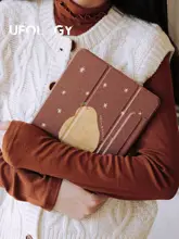 iPadケース マグネット式 フルカバー ペンシルホルダー 梨柄 秋冬 iPad Air iPad Pro iPad mini 「Ufology」