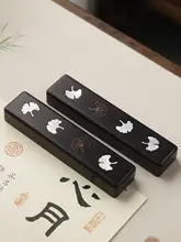 落葉檀の文房具置きペンスタンド【紫光檀製・デザイン】