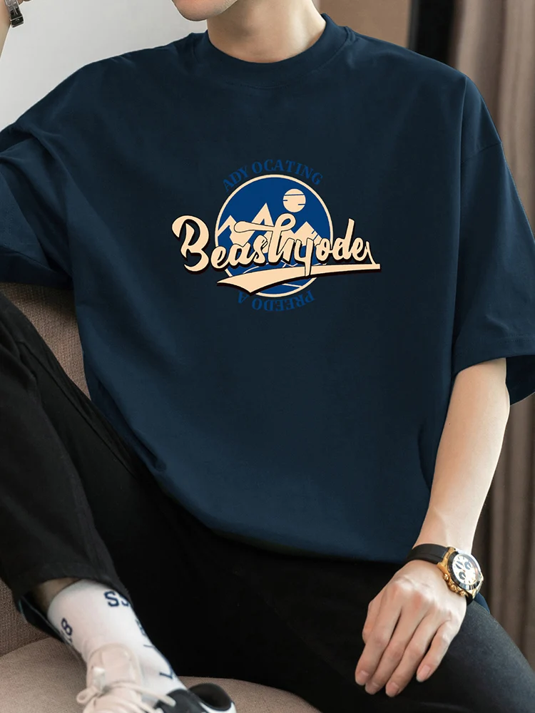 40代男性向けtシャツプレゼント：視客のアメリカンスタイル短袖Tシャツ
