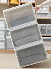 家庭用引き出し式収納ボックス【厚手プラスチック・衣類整理・インナーボックス】
