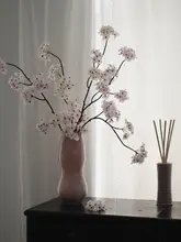 花束 人工花 飾り 花瓶 桃の花 梅の花 ラグジュアリー シルク 高級