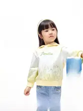 春用 子供用フード付きパーカー【全棉・静電気防止・洗濯に便利】
