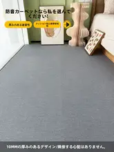 防音効果のある厚手カーペット【宅内用・洗濯可能・床の保護】
