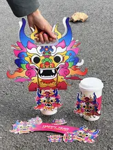創意デザインのカップホルダー【コーヒー・ミルクティー用・白カードスロット付き】