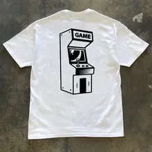 オリジナルデザインの半袖Tシャツ【夏用・ゲームテーマ・ゆったりシルエット】