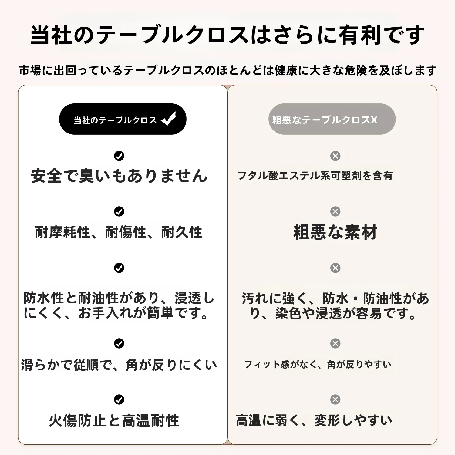 華やかな花柄テーブルクロス：防水・防油機能とレザー仕上げの日常使い方