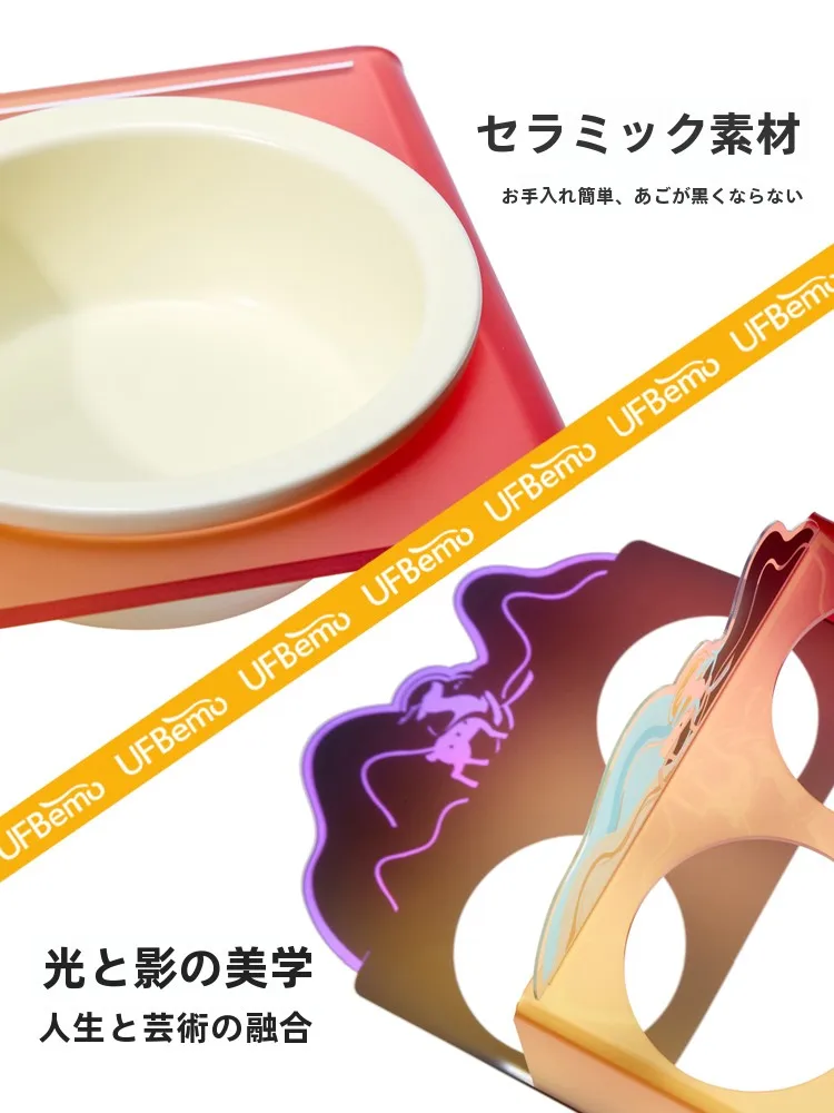猫の食器台を「壊さない」で選ぶには？陶器と高脚スタンドの組み合わせが本当の安心をもたらす