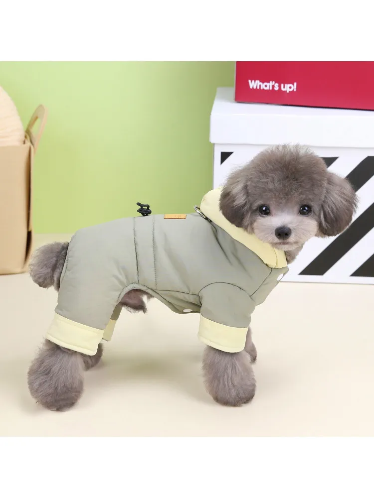 犬用保温秋冬服テディベアタイプ：小型犬向けの防寒着選び方と実用性
