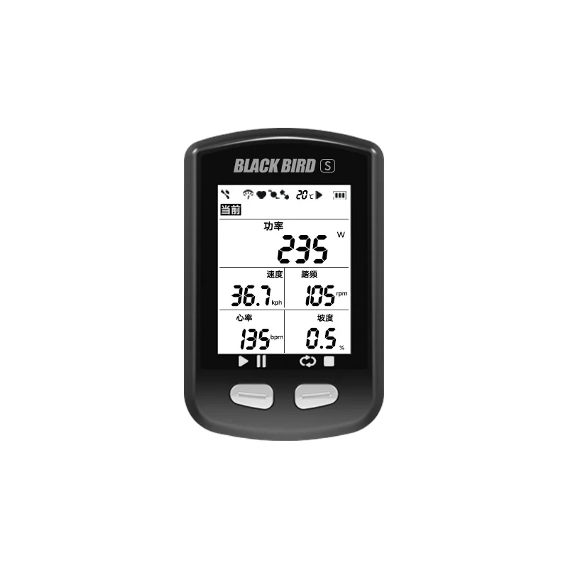 黒鳥 GPS ワイヤレス自転車メーター：防水・夜光機能でマウンテンバイクに最適なデュアルモードセンサー
