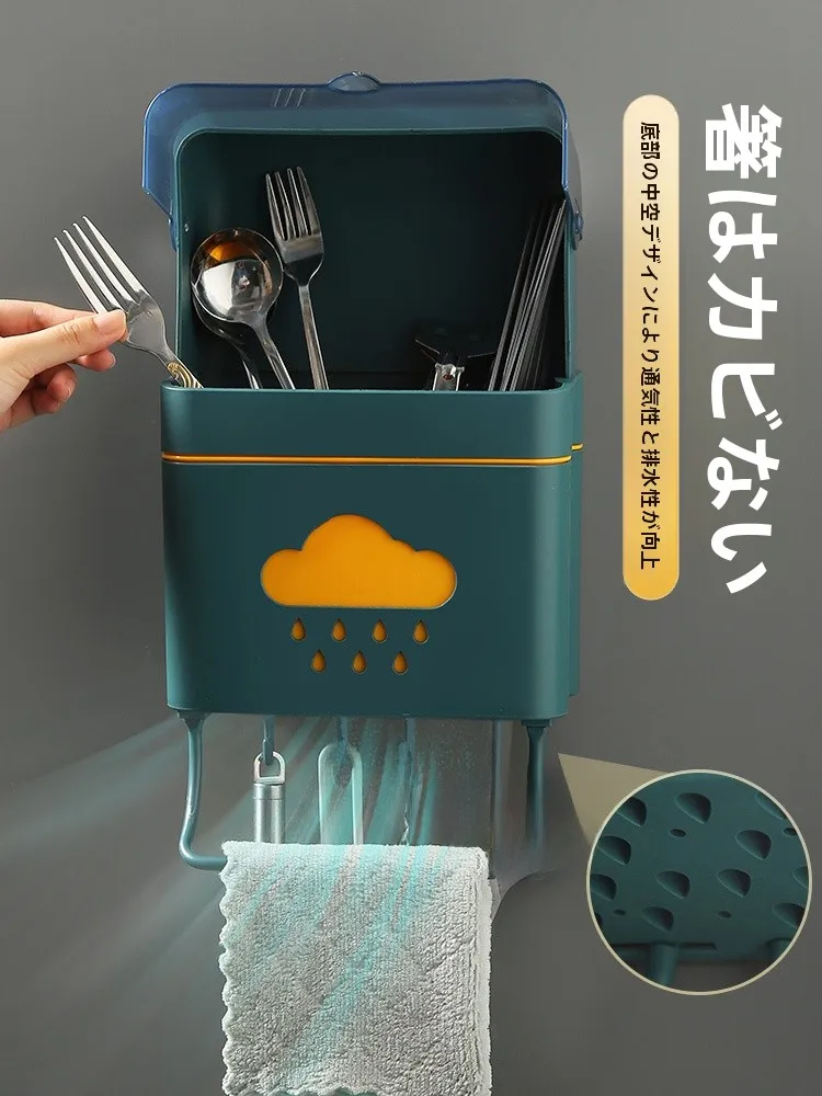 蓋付き防塵箸立て：壁掛け式キッチン小物の機能性と実用性を徹底解説