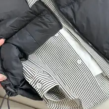 オーバーサイズの無地コットンジャケット【秋冬用・厚手・立襟・保温性】