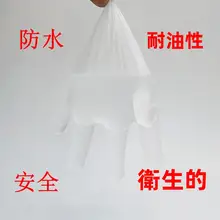 厚手CPE透明プラスチック使い捨て手袋【家庭用・食品対応・美容・掃除用】