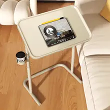 移動式ベッドサイドテーブル【多機能・昇降可能・磁気吸着・学生用デスク・シンプルデザイン】