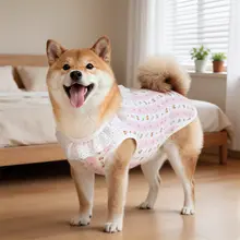 春用ペットウェア【薄手・毛が抜けにくい・コーギー・柴犬対応】（セットアップ対応）