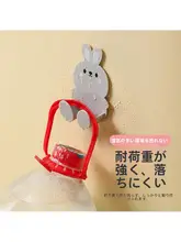 穴あけ不要の壁掛け電源コードホルダー【キッチン用・収納便利・粘着式】
