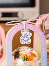 手提げ式ケーキボックス【バレンタイン・スイーツテイクアウト・ギフト用】