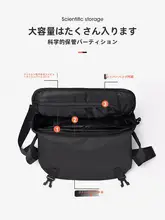 メンズ クロスボディバッグ サイクリング多機能チェストバッグ
