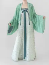 松萝唐風漢服【清新デザイン・通気性良好・日常用】