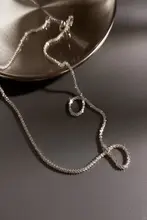 イタリア製 S925 シルバー 星の輝き ネックレス【シンプルデザイン・カジュアル・ユニセックス】