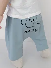 夏用 子供用 薄手コットンパンツ【キャラクター柄・赤ちゃん用・七分丈】（セットアップ対応）