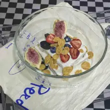 北欧風ガラスサラダボウル【シンプルデザイン・フルーツ・朝食・大容量】