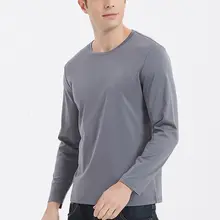 極上の柔らかさの長袖Tシャツ【無地・クルーネック・メンズ用・フィット】