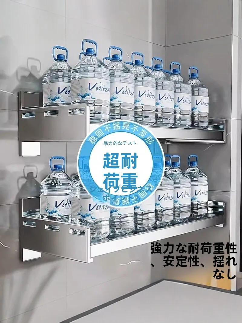 ステンレス壁掛け収納ラック：地震対策で開かない設計の実用性と設置ガイド