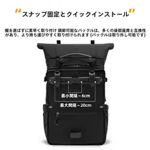 自転車用荷台バッグ【マウンテンバイク・ロードバイク対応・通勤・長距離ライディング装備】