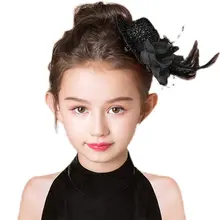 ヘアアクセサリー キッズ ガールズ ゴールド スパンコール ミニハット カチューシャ ヘアクリップ フォーマル ドレス 発表会 コンサート