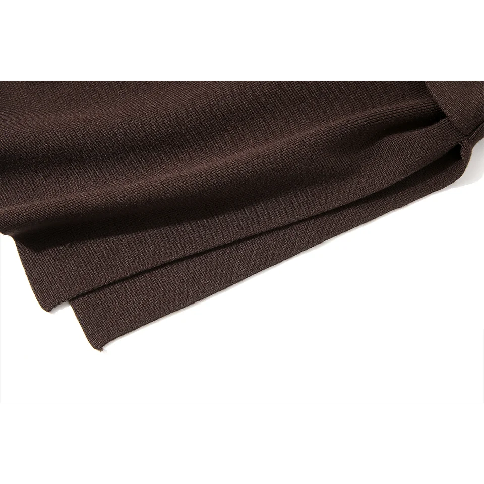 秋季新作 韓国風 カジュアル 風合いのある2点セット レディース リボン付き ニットベスト 長袖シャツ（セットアップ対応）